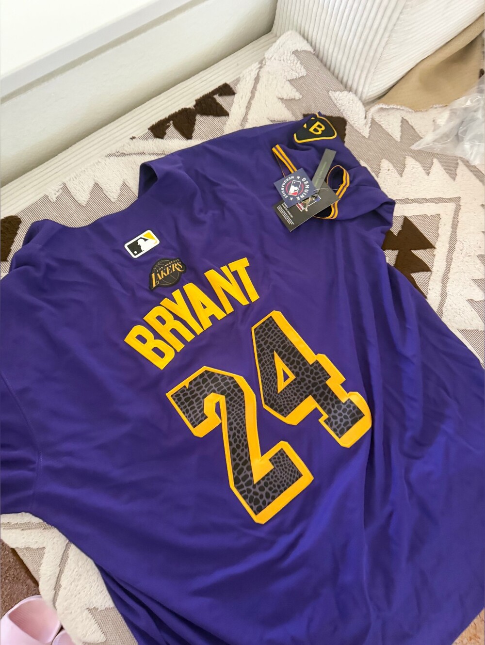 #24 Purple Men's Basketball Jersey - Bryant